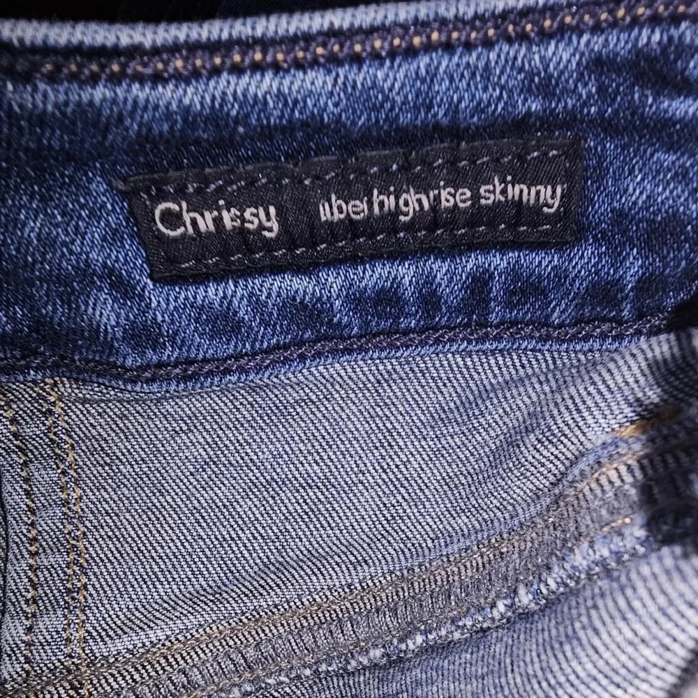 Citizens Of Humanity Chrissy Uber High-Rise Distressed Skinny Jeans